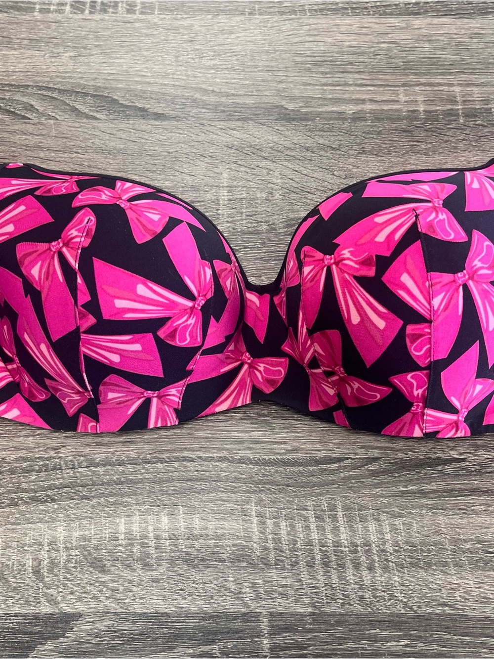 Cacique Pink Bow Bra